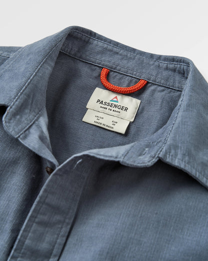 Backcountry Cord Light Shirt - Storm Grey - Flatlay