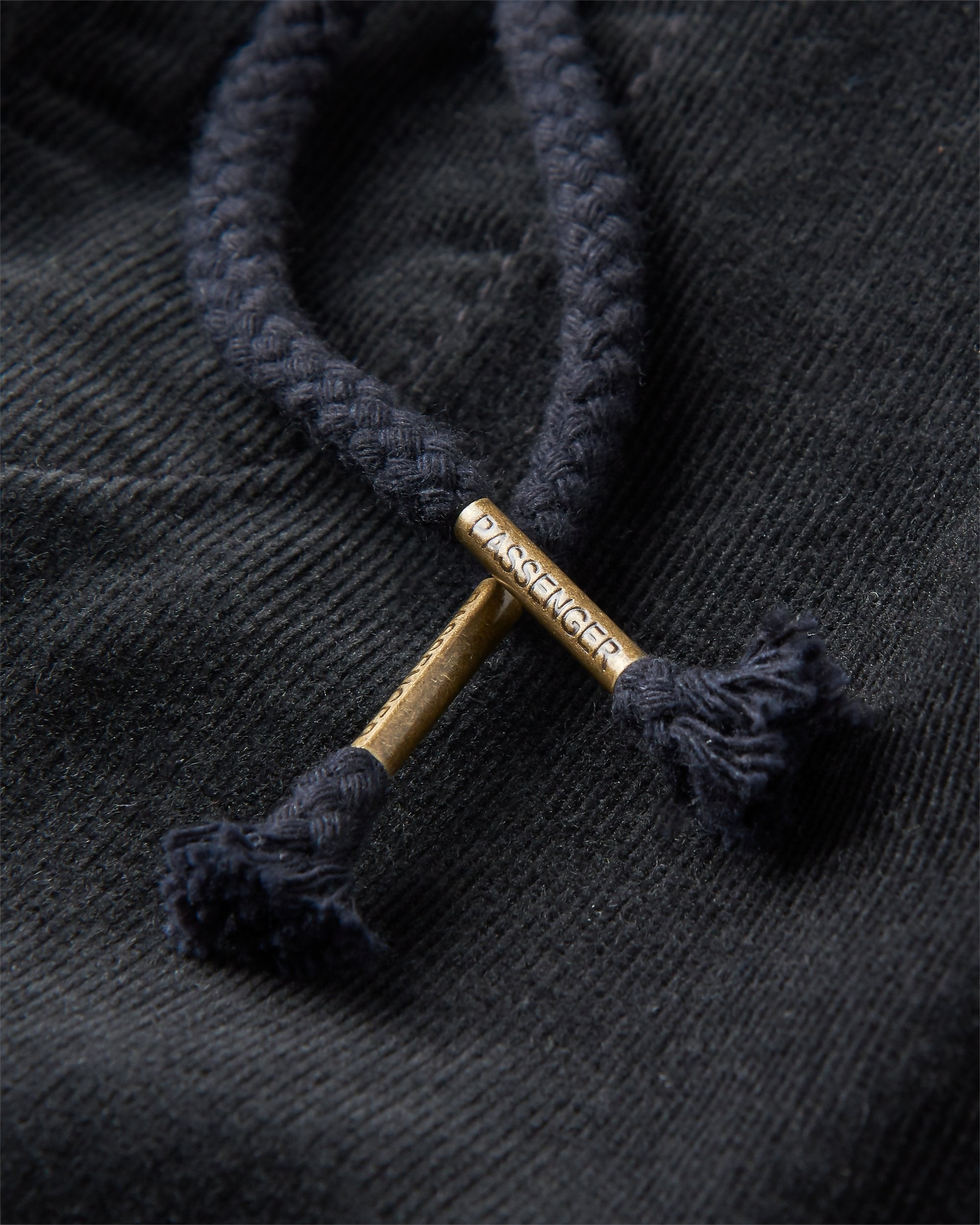 Compass Recycled Cord Trouser - Black - Flatlay