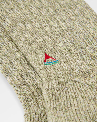 Thorne Heavyweight Sock - Stone - Flatlay