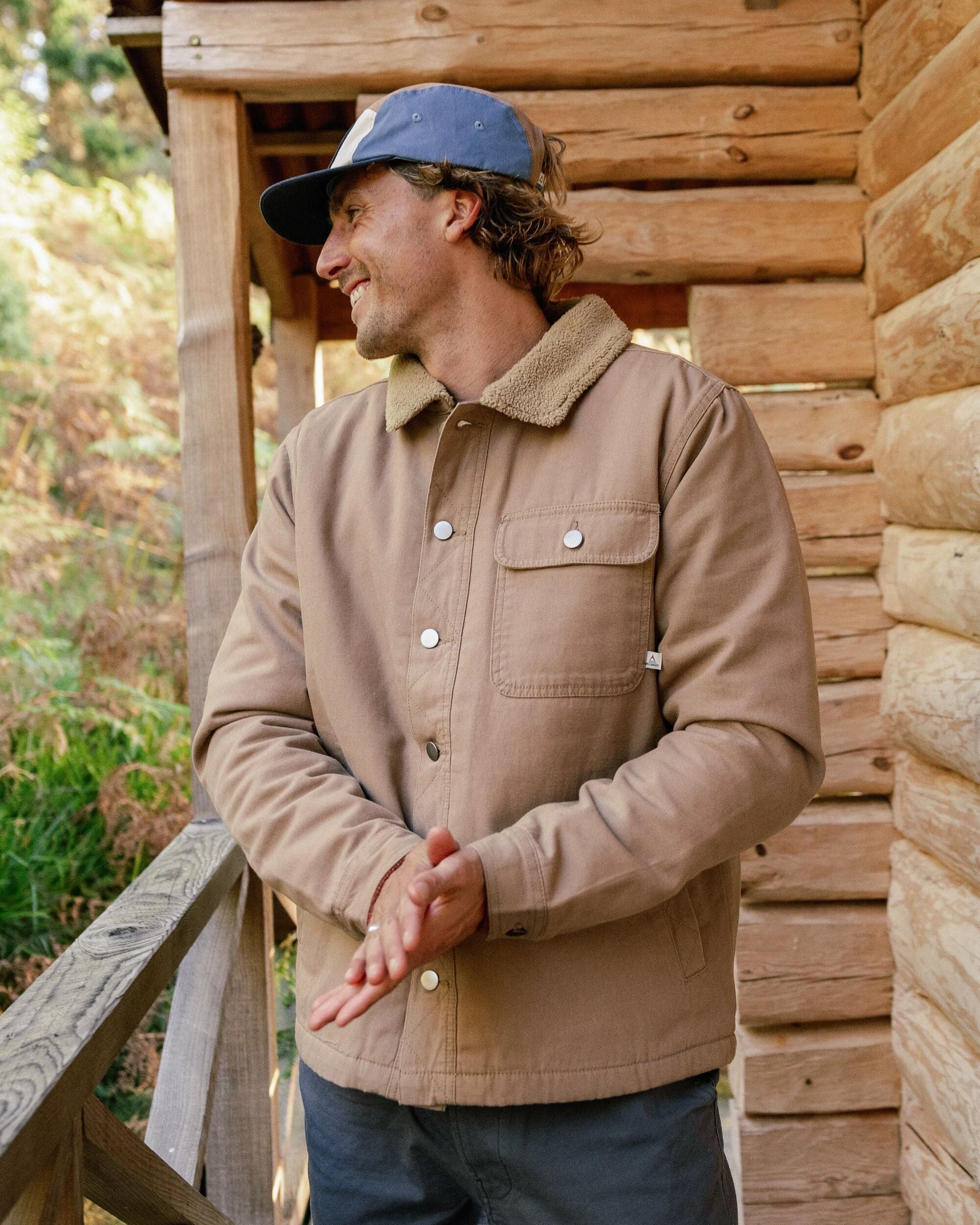 Falcon Organic Cotton Jacket - Toffee - Lifestyle