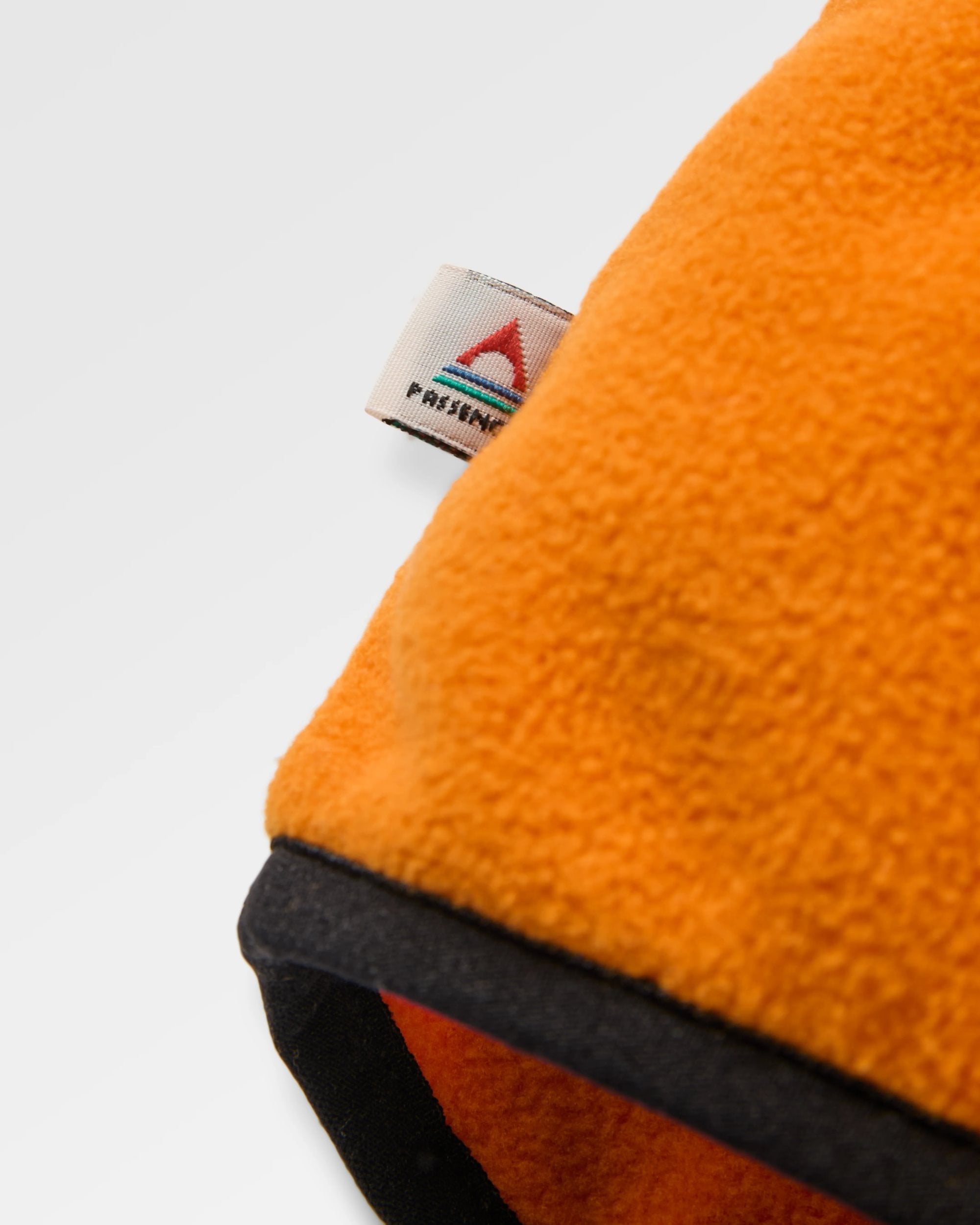 Alexander Recycled Polar Hooded Fleece - Sunrise Orange - Flatlay