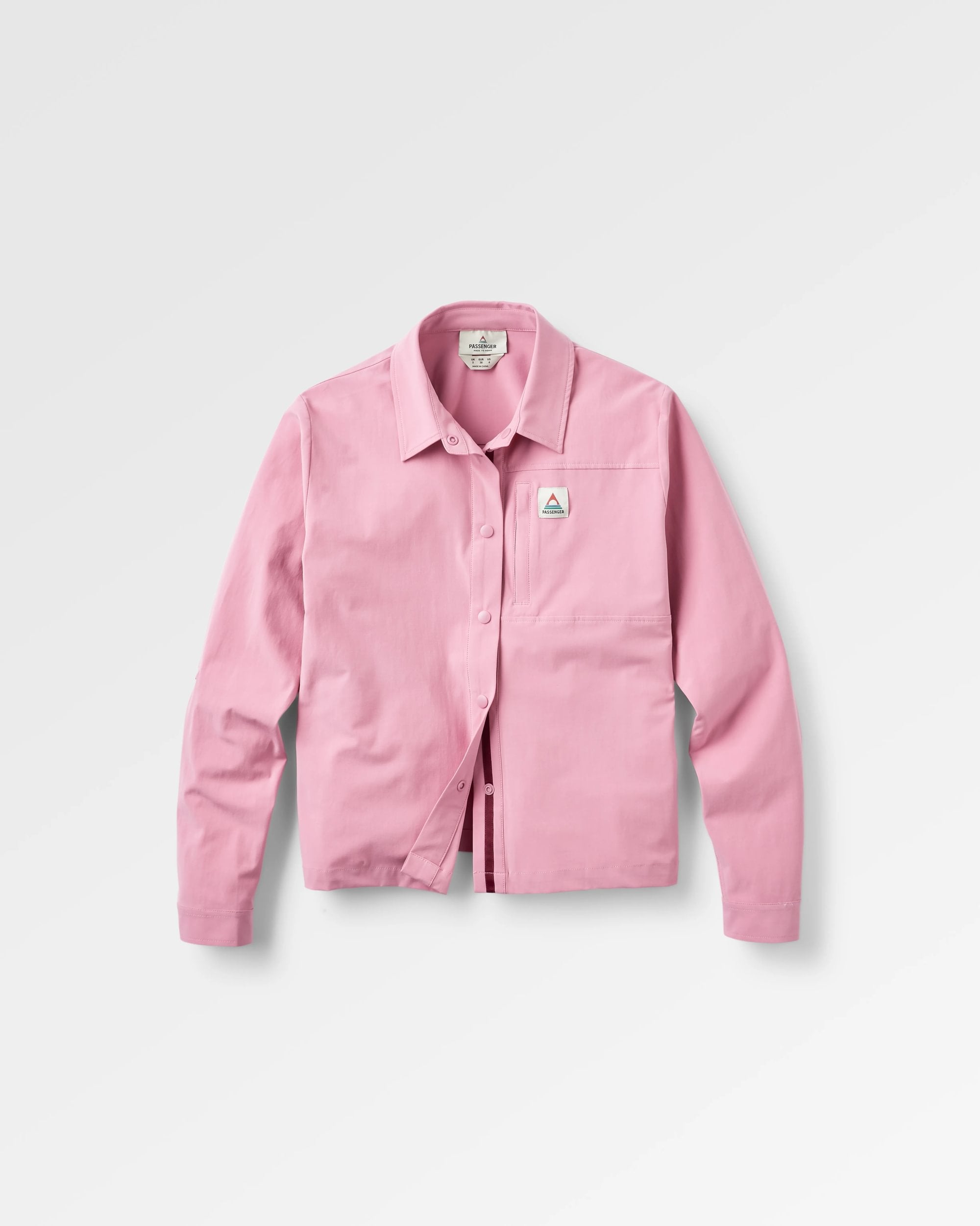 Navigate Stretch Shirt - Pink Haze - Flatlay