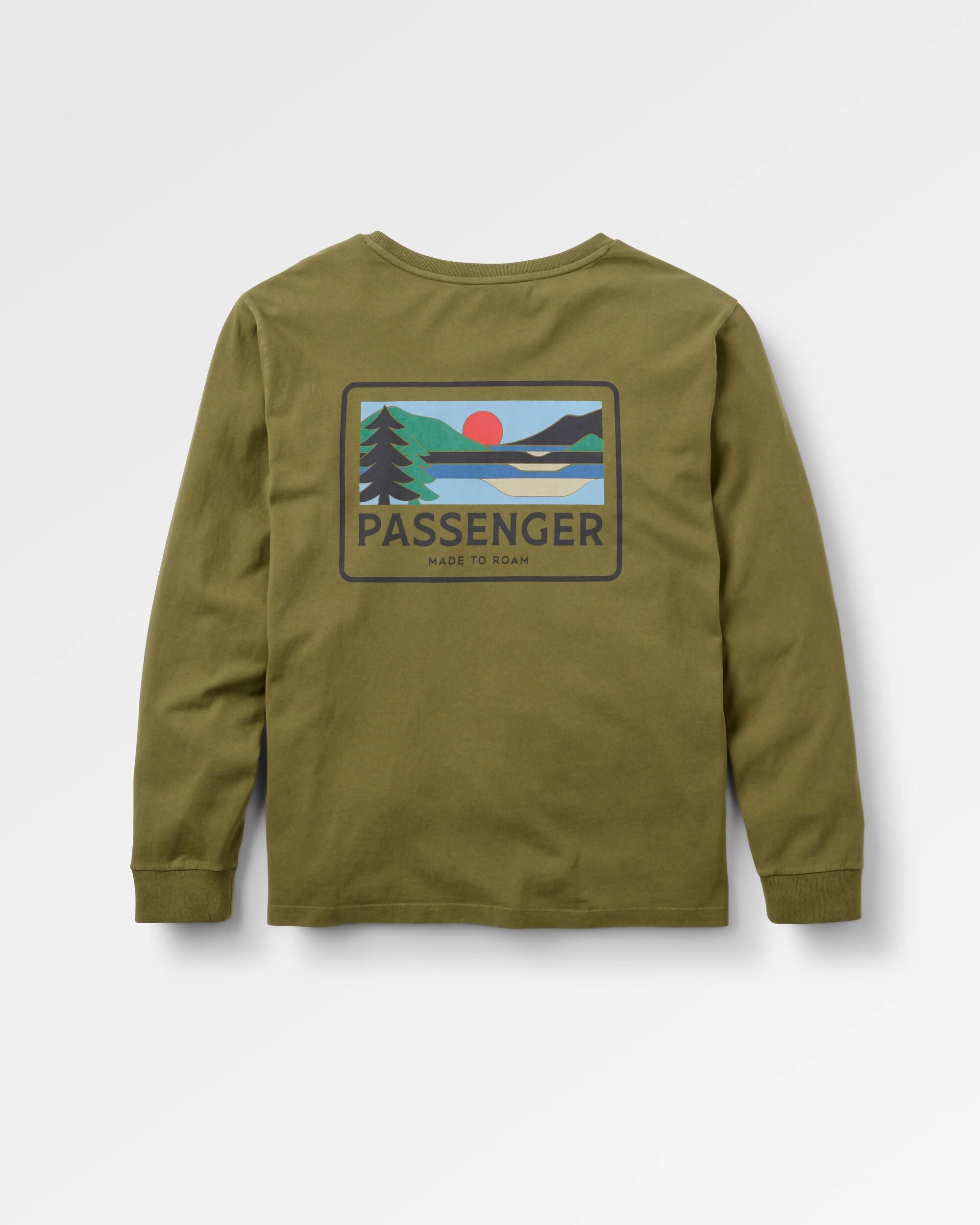 Roamer LS T-Shirt - Clover - Flatlay