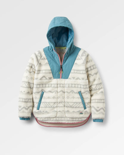 Femme Veste contrastée à capuche femme Vert/marine Femme Veste contrastée à capuche femme Vert/marine