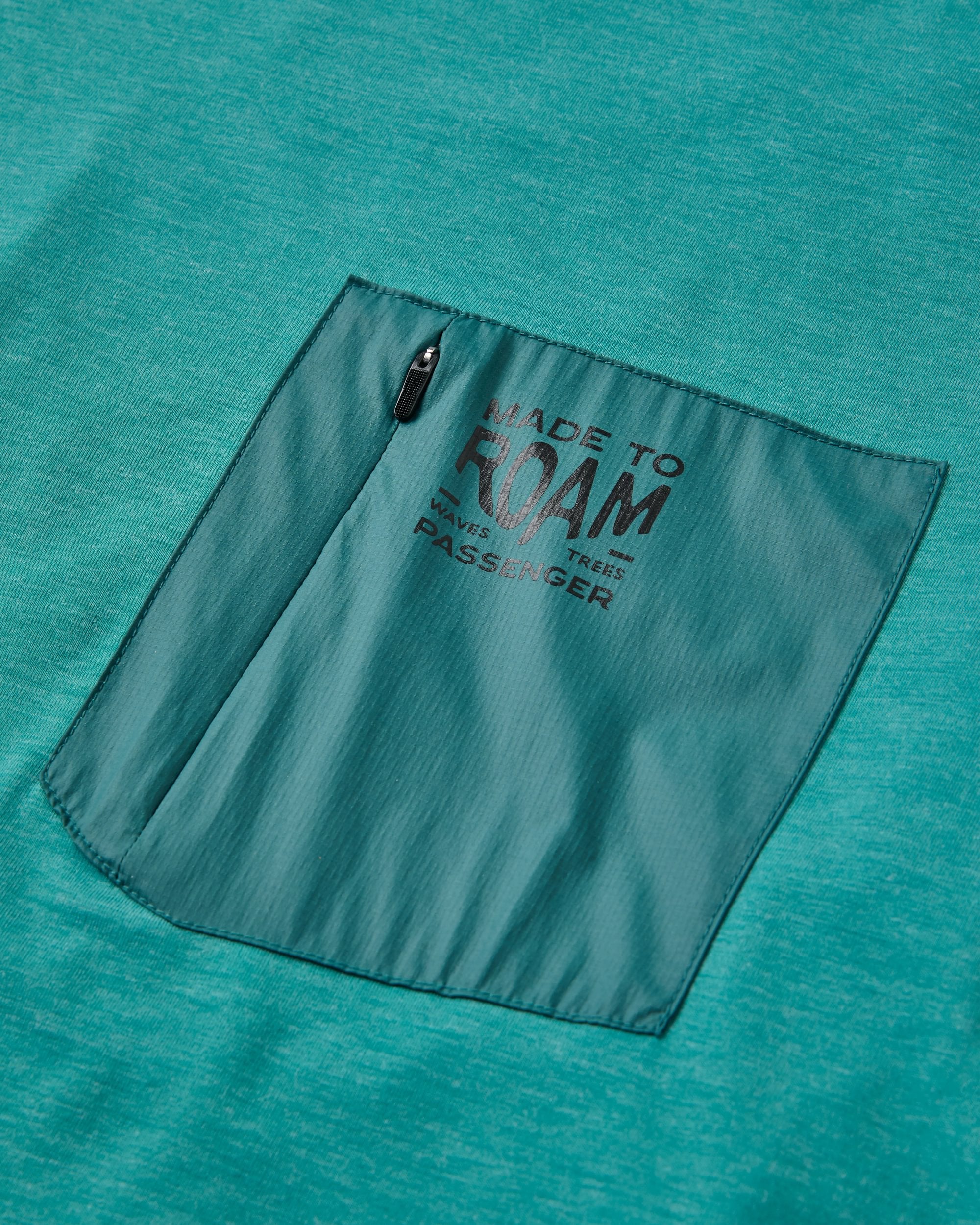 Men's Solscape Active T-Shirt - Ocean Teal Marl - Flatlay