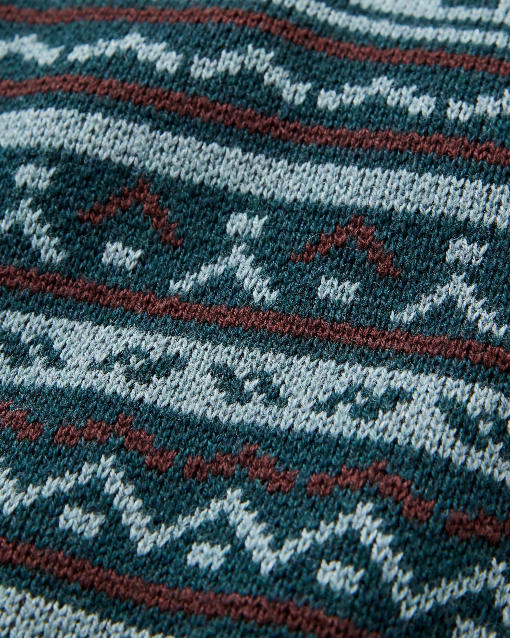 Stoked Knitted Jumper - Espresso Multi - Flatlay