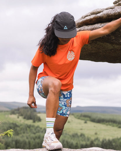 Breeze DriRelease® Trail Women's T-Shirt - Ember Orange - Lifestyle
