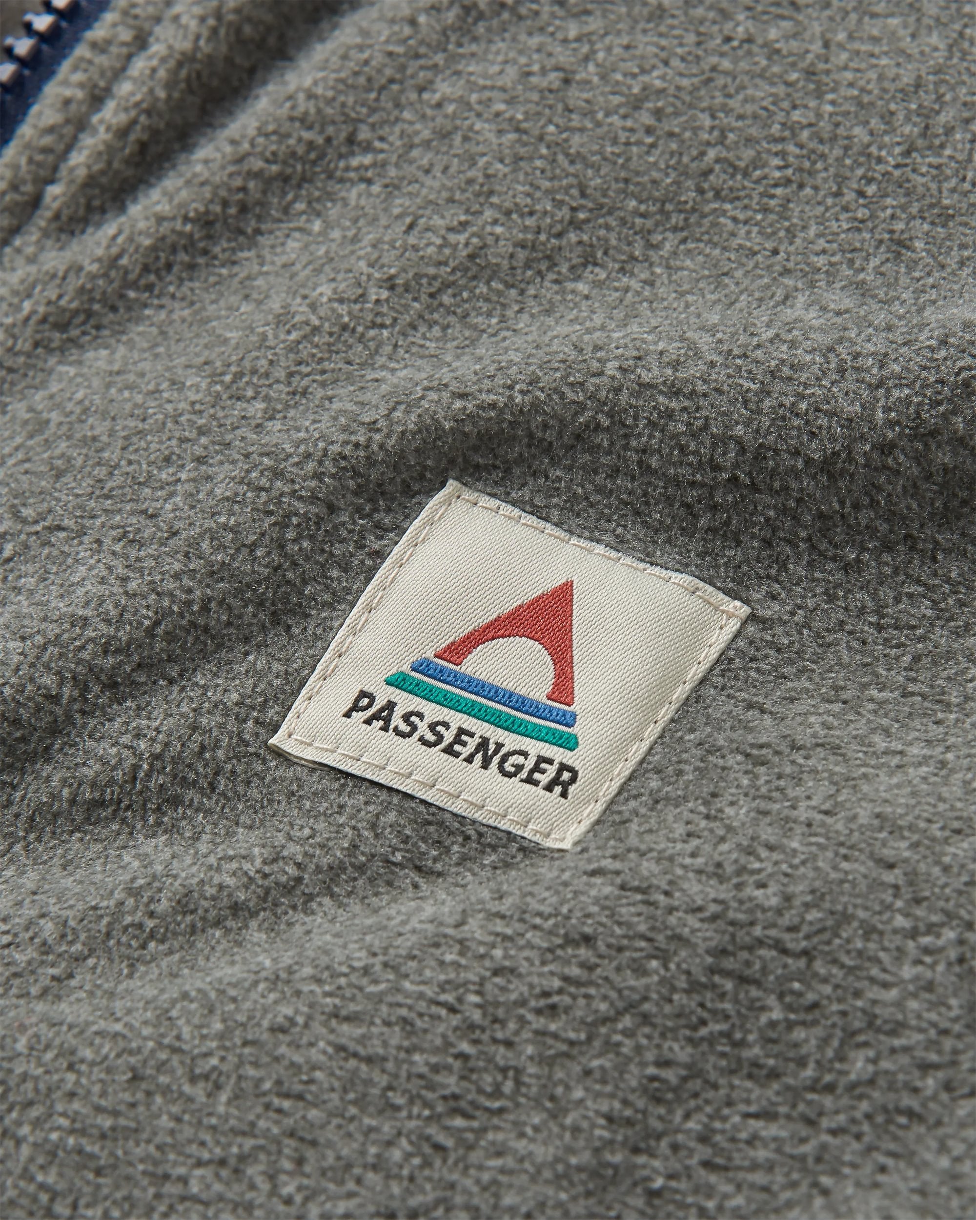 Switchback Micro Polartec® Fleece - Grey Marl 2 - Flatlay