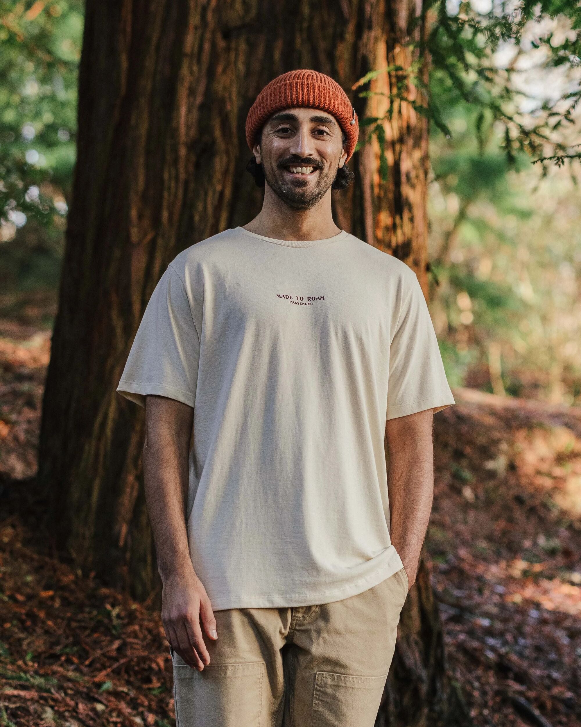Sundown Recycled Cotton T-Shirt - Birch - Lifestyle