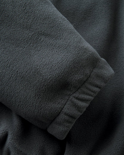 Ayla Micro Polartec® 1/4 Zip Fleece - Black - Flatlay