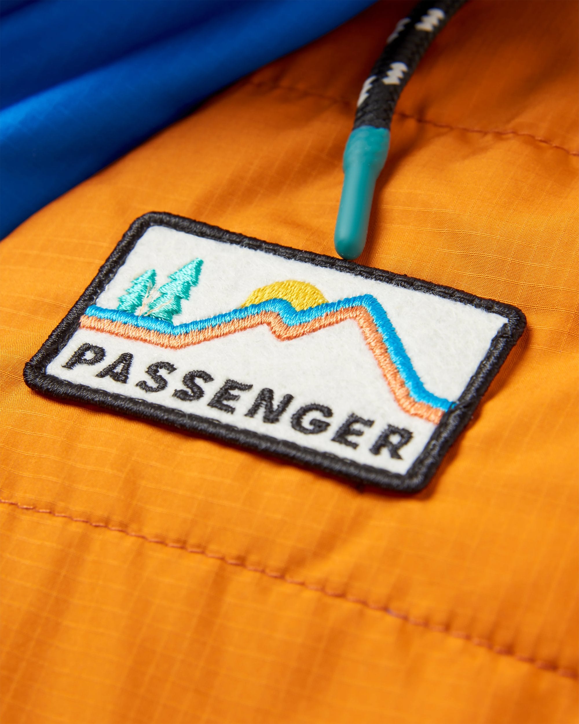 Ocean Recycled Insulated Anorak - Sunrise Orange - Flatlay