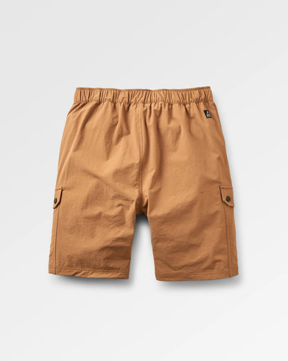 Stride Recycled Active Trail Short - Toffee - Flatlay