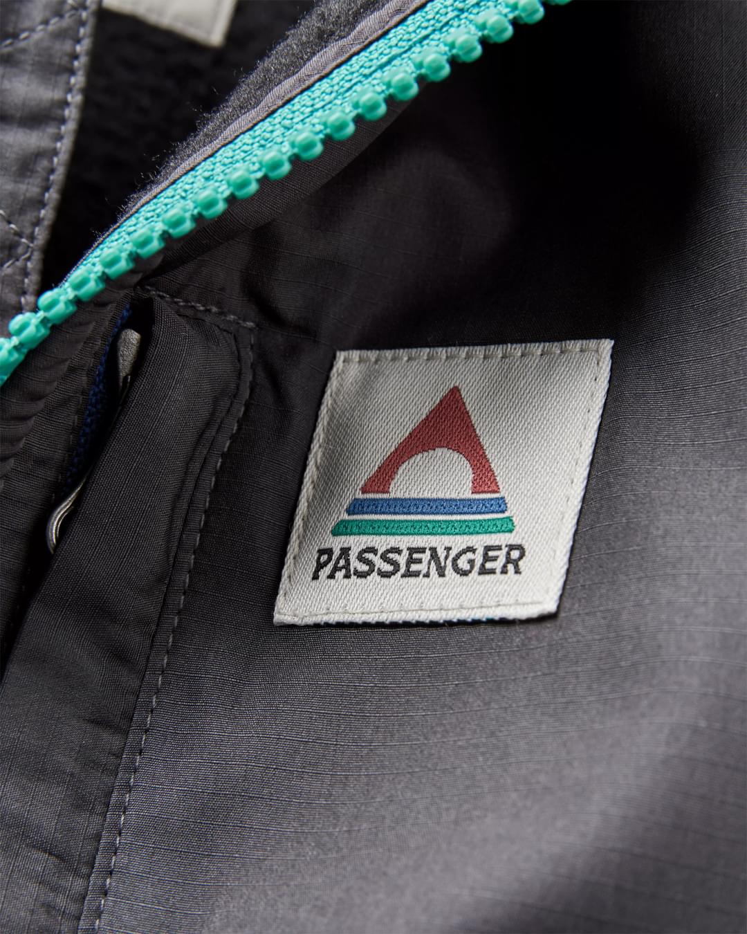 Home Recycled Sherpa Fleece - Black - Flatlay