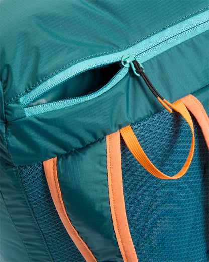 Travelscape Light Backpack - Mediterranean/ Ocean Teal - Flatlay