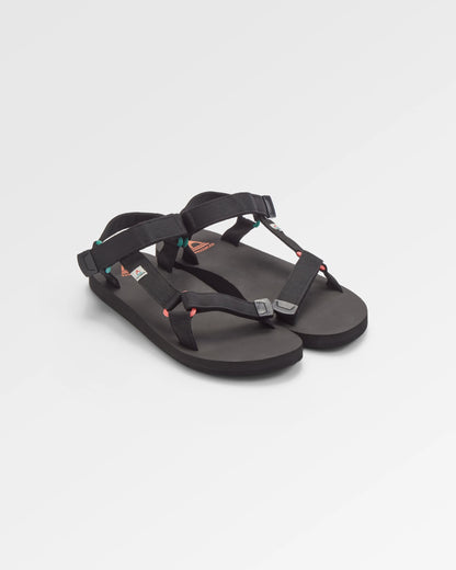 Monterey Sandal - Black - Flatlay