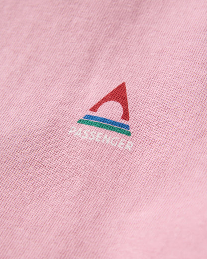 Classic Recycled Cotton T-Shirt - Pink Haze - Flatlay