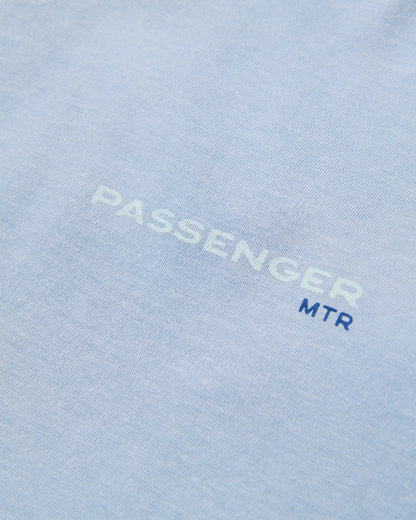 Horizons T-Shirt - Faded Denim - Flatlay