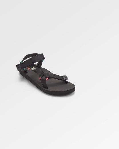 Monterey Sandal - Black - Flatlay