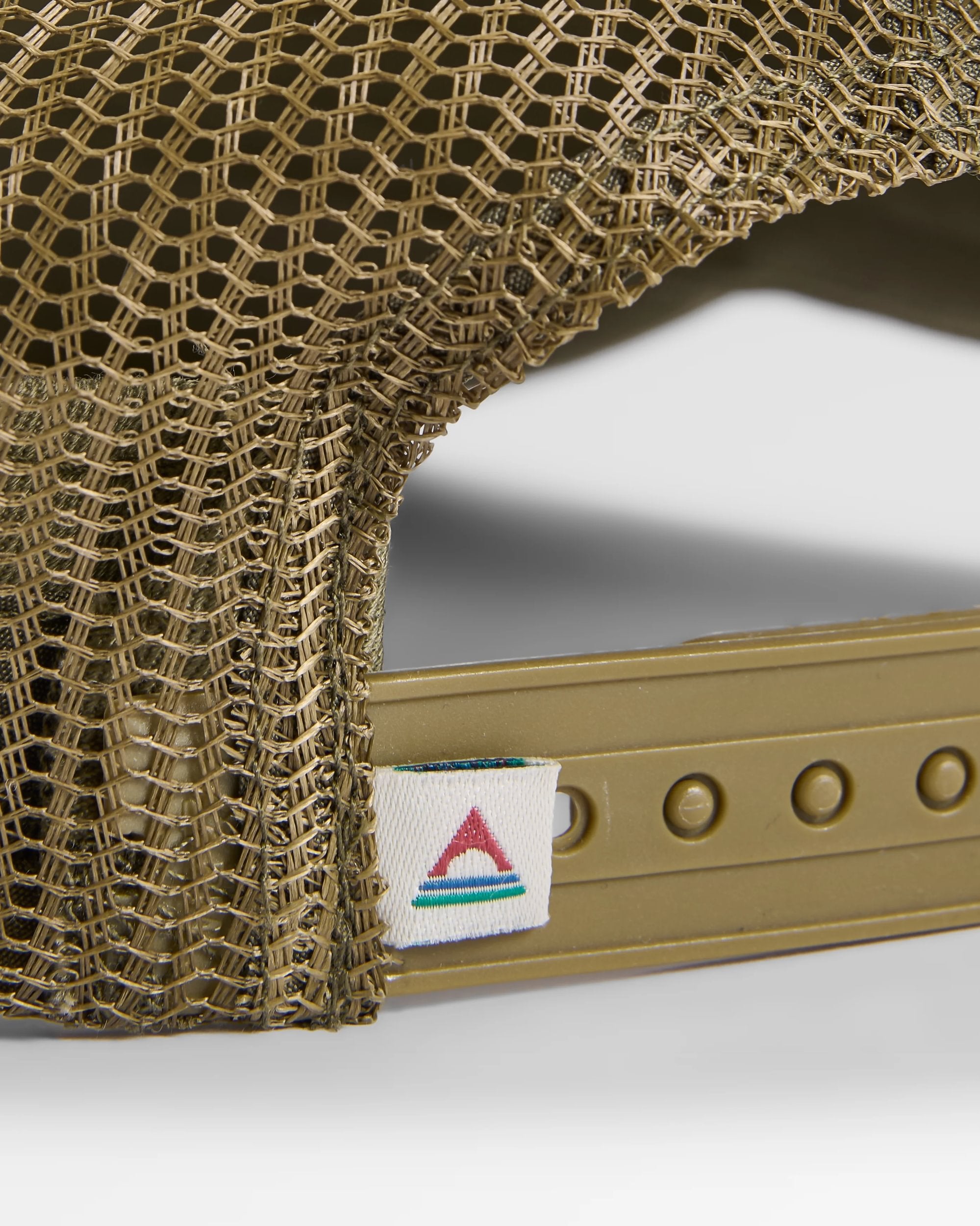 Elements Core Trucker - Triangle Patch - Khaki - Flatlay