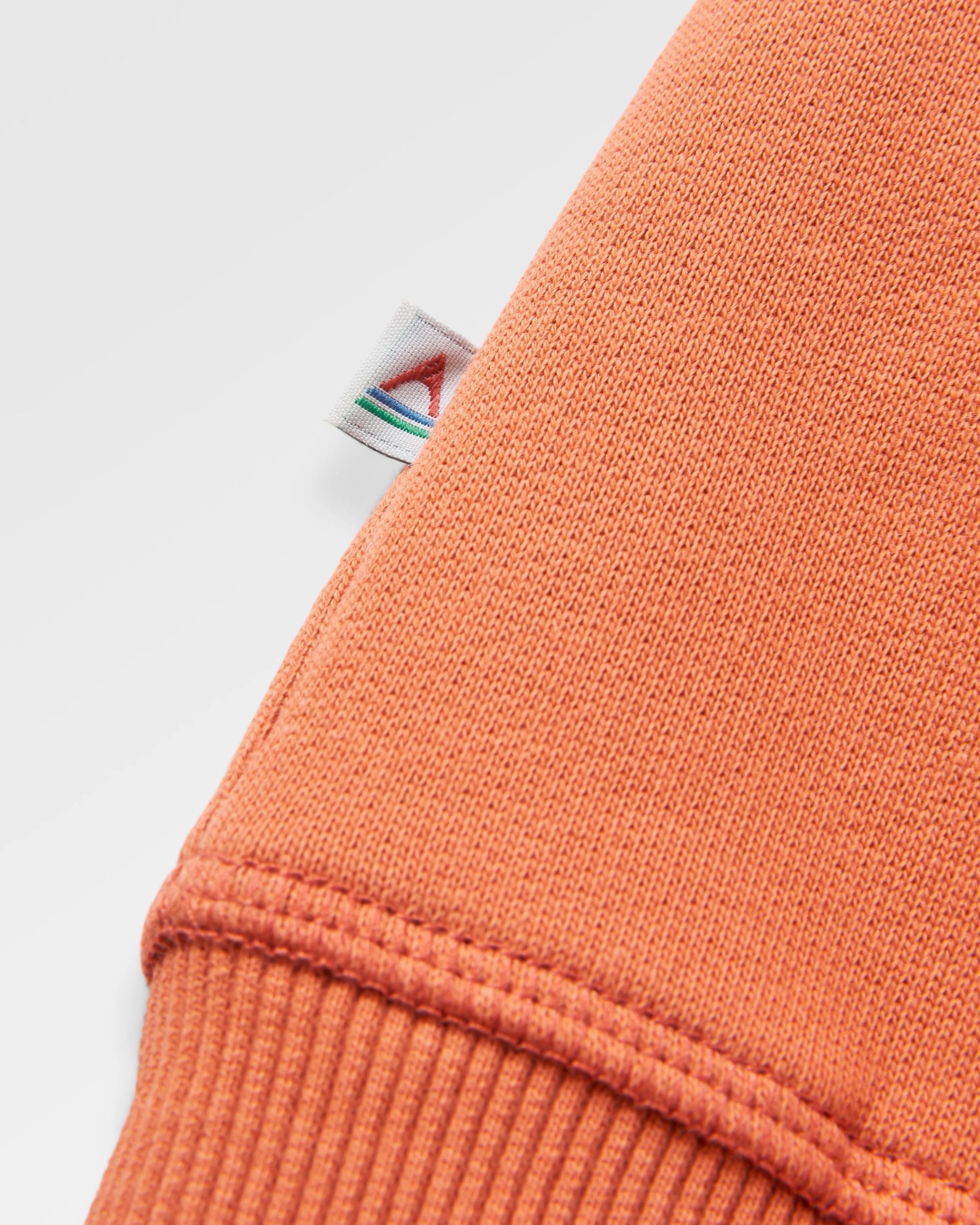 Odyssey Organic Cotton Sweatshirt - Burnt Orange - Flatlay