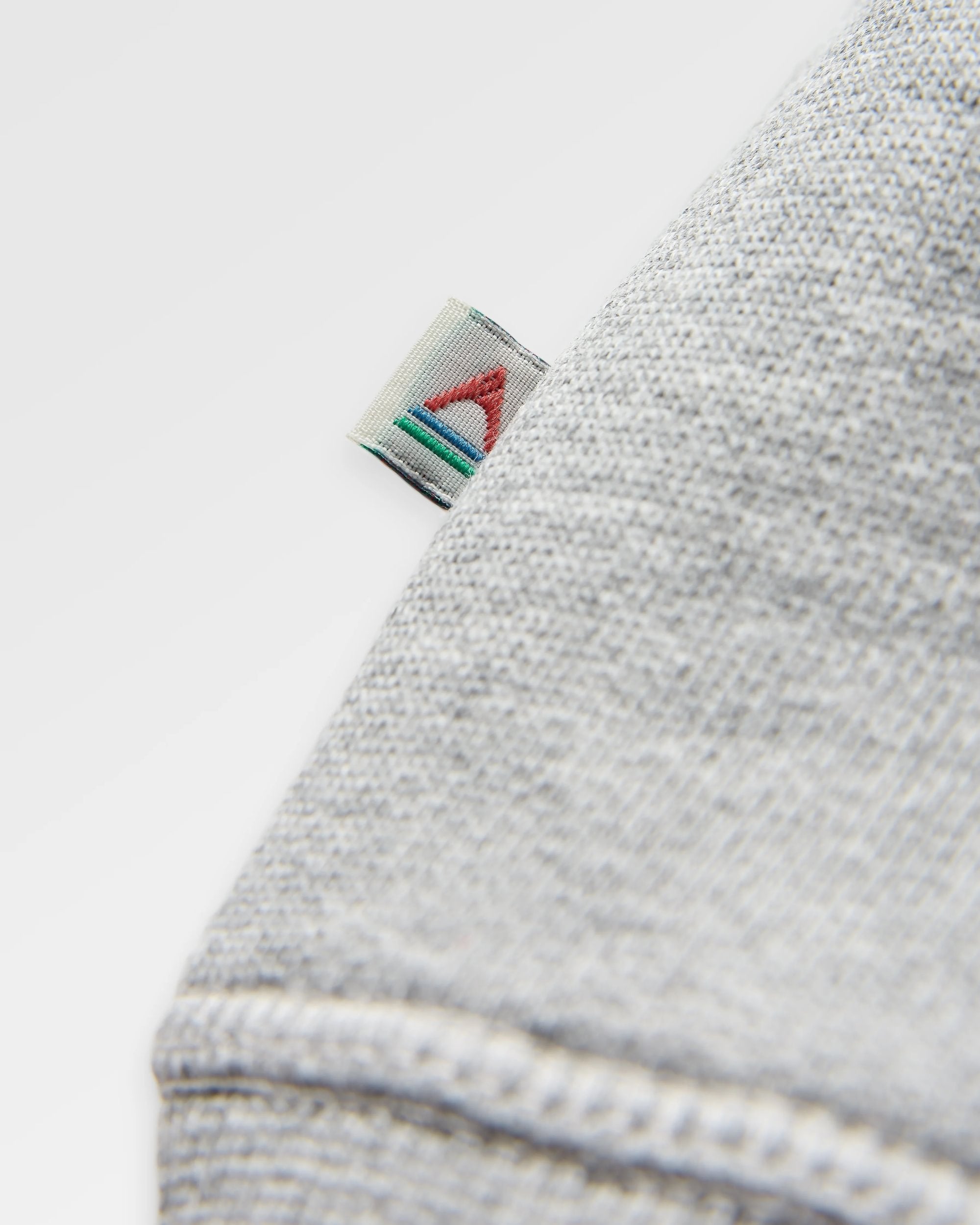 Odyssey Organic Cotton Hoodie - Grey Marl - Flatlay