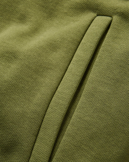 Wildedge Recycled Cotton Sweatshirt - Khaki - Flatlay