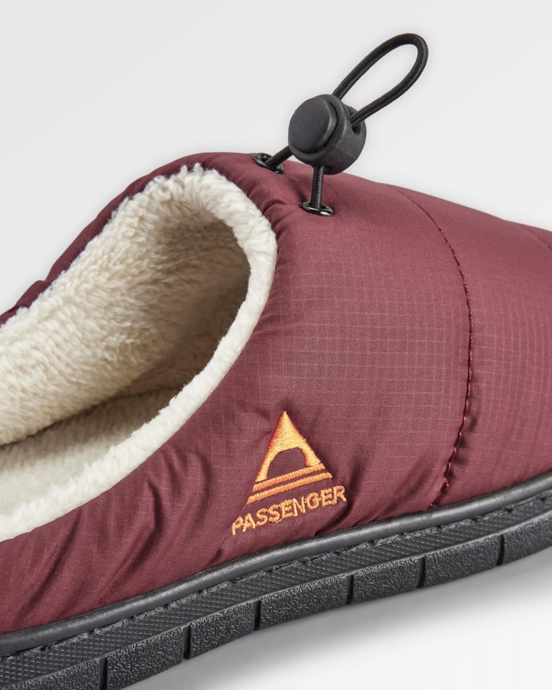 Step Out Slipper - Wine - Flatlay