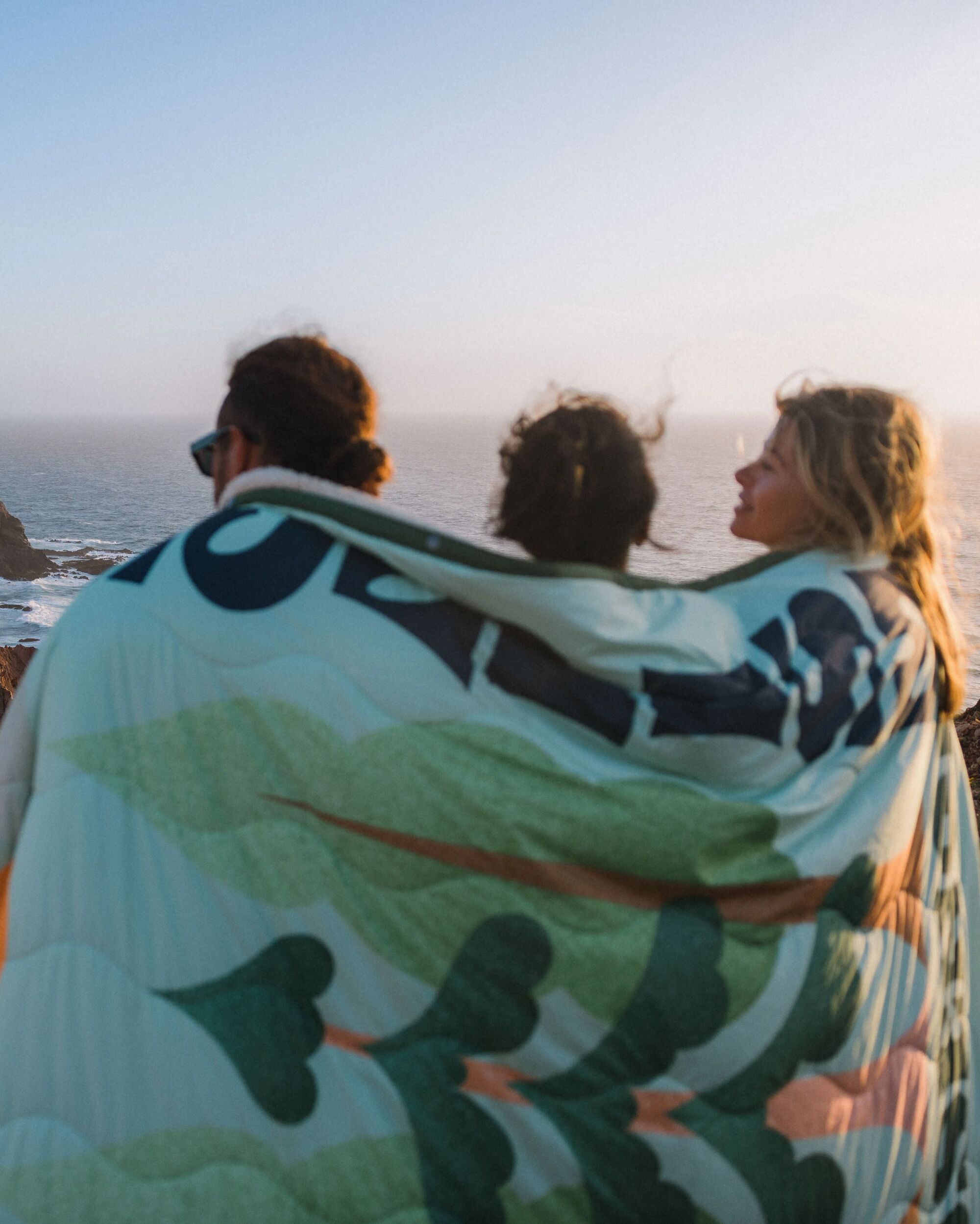 Cabin Recycled Sherpa Blanket - Spearmint - Lifestyle