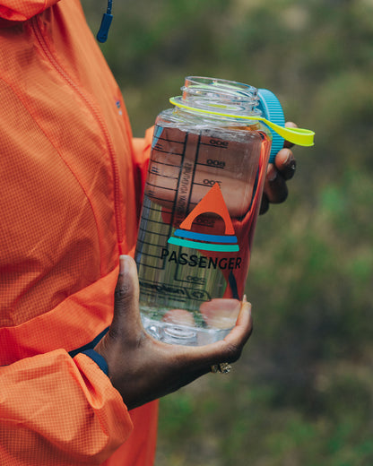 Nalgene 1L Wide Mouth Water Bottle - Clear - Clear - Lifestyle