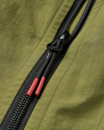 Seek Out Water Resistant Anorak - Khaki - Flatlay