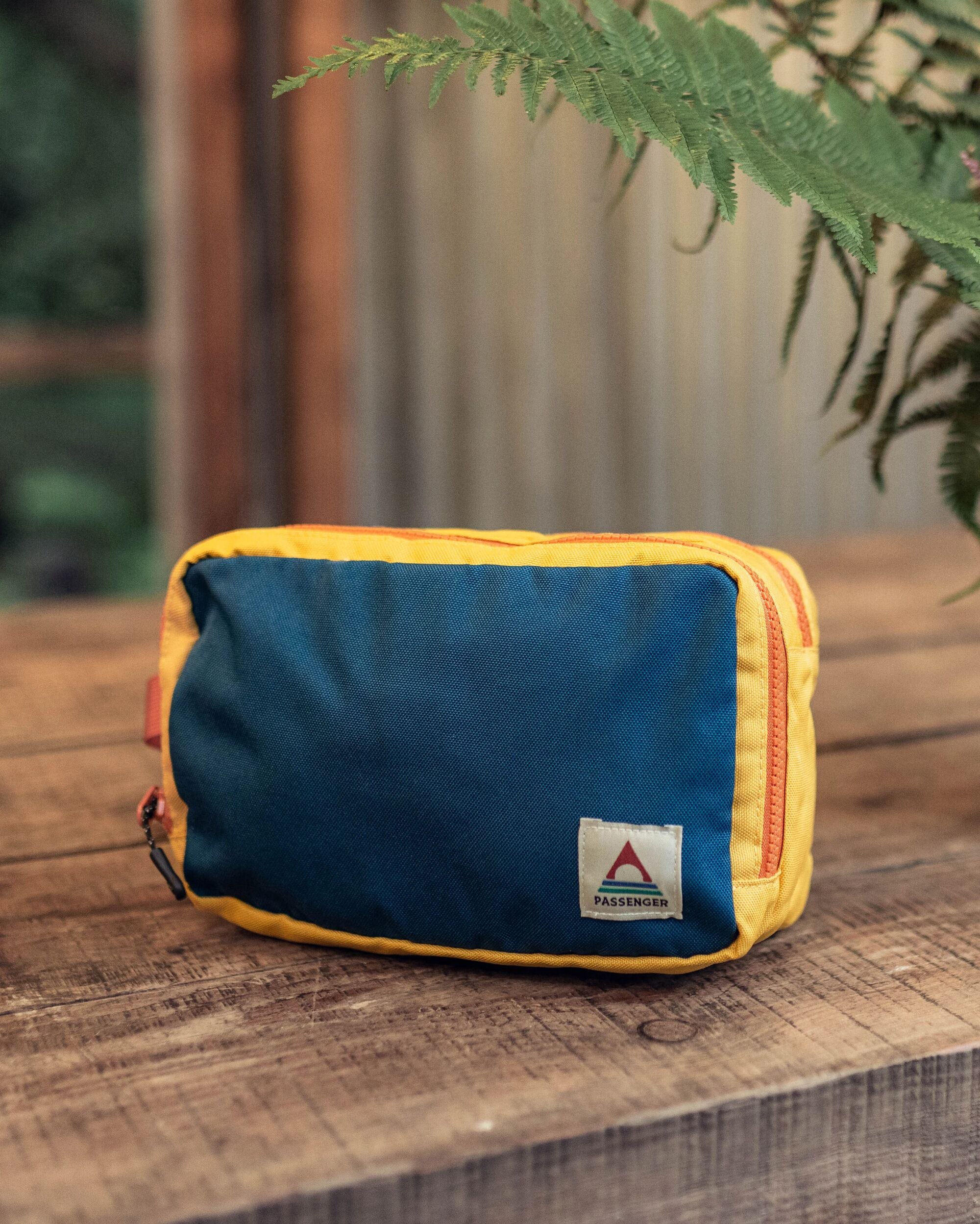 Travel Recycled Wash Kit - Tidal Blue Orange Multi - Lifestyle