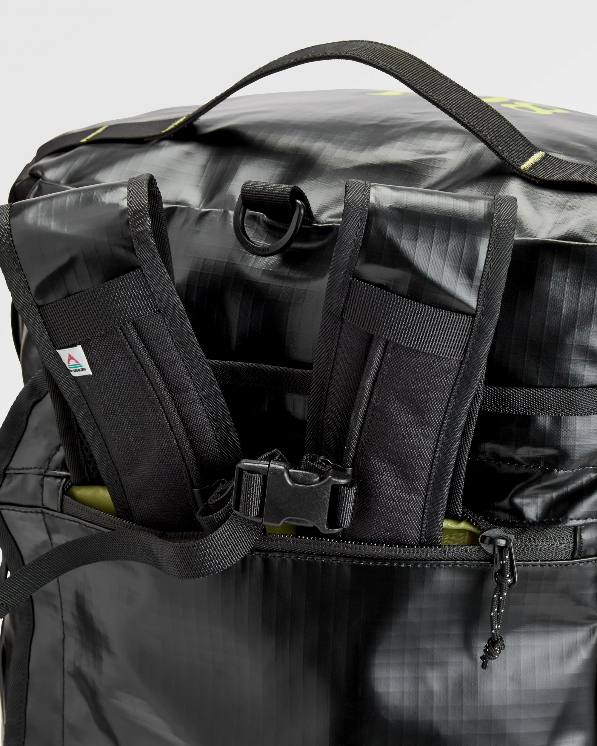 Roamer Recycled 80L Duffel Bag - Black - Flatlay