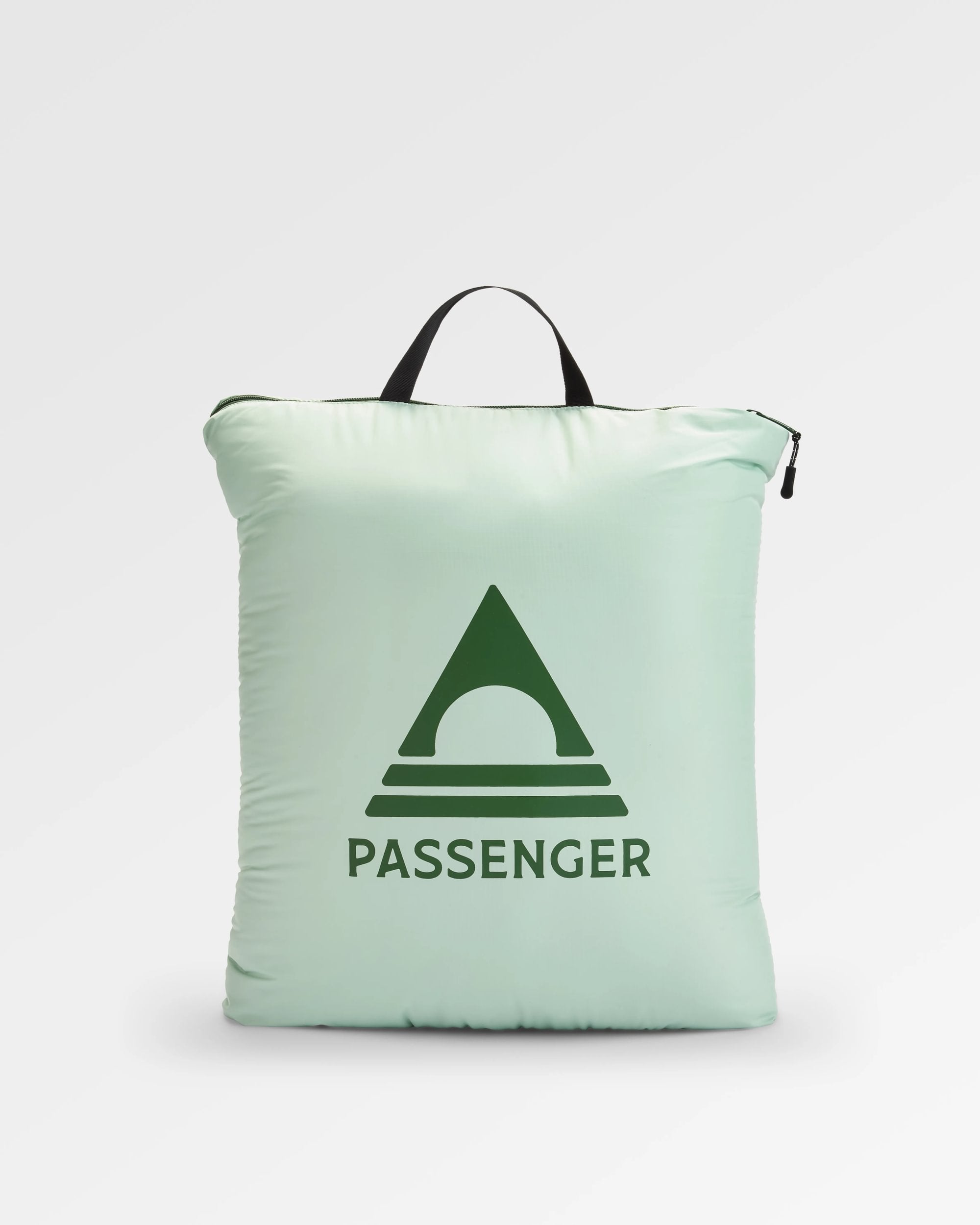 Cabin Recycled Sherpa Blanket - Spearmint - Flatlay