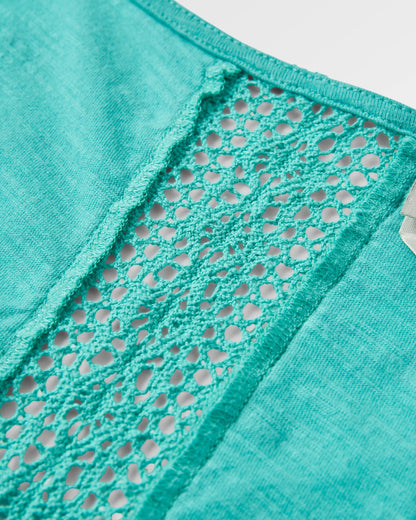 Rivergate Maxi Dress - Aqua - Flatlay