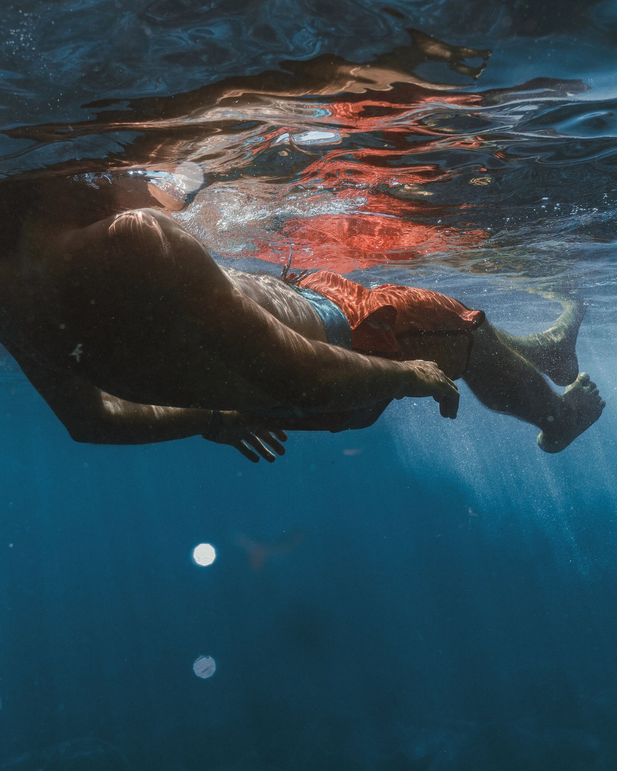 Breaks Recycled Boardshort - Burnt Orange - Lifestyle