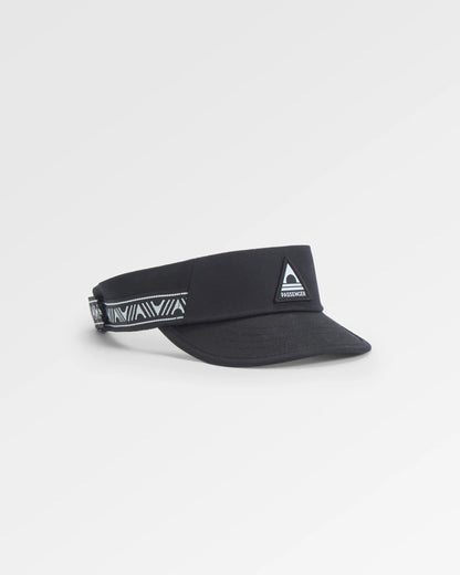 Trail Recycled Visor - Black - Flatlay