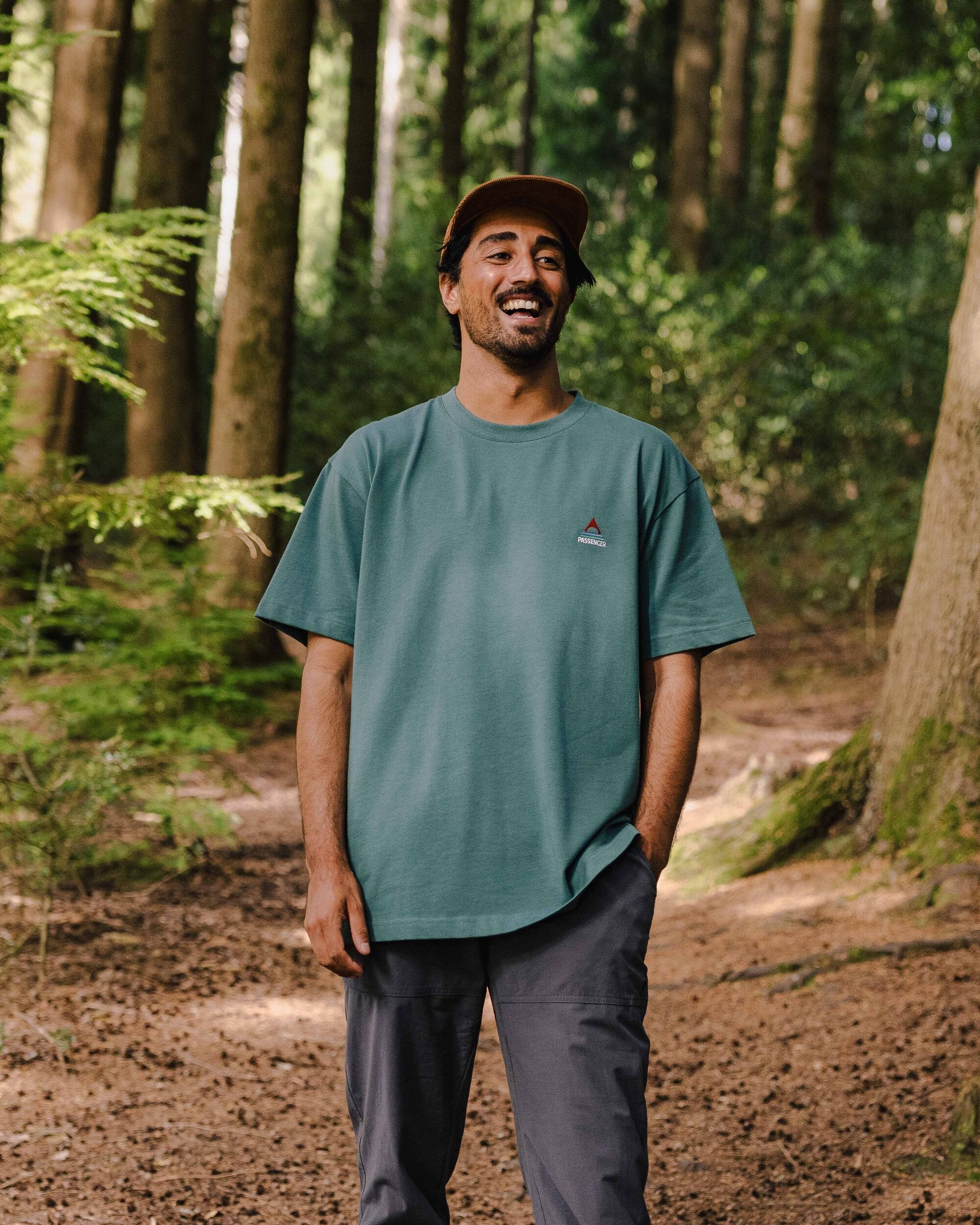 Vita Organic Relaxed Fit T-Shirt - Deep Ocean - Lifestyle