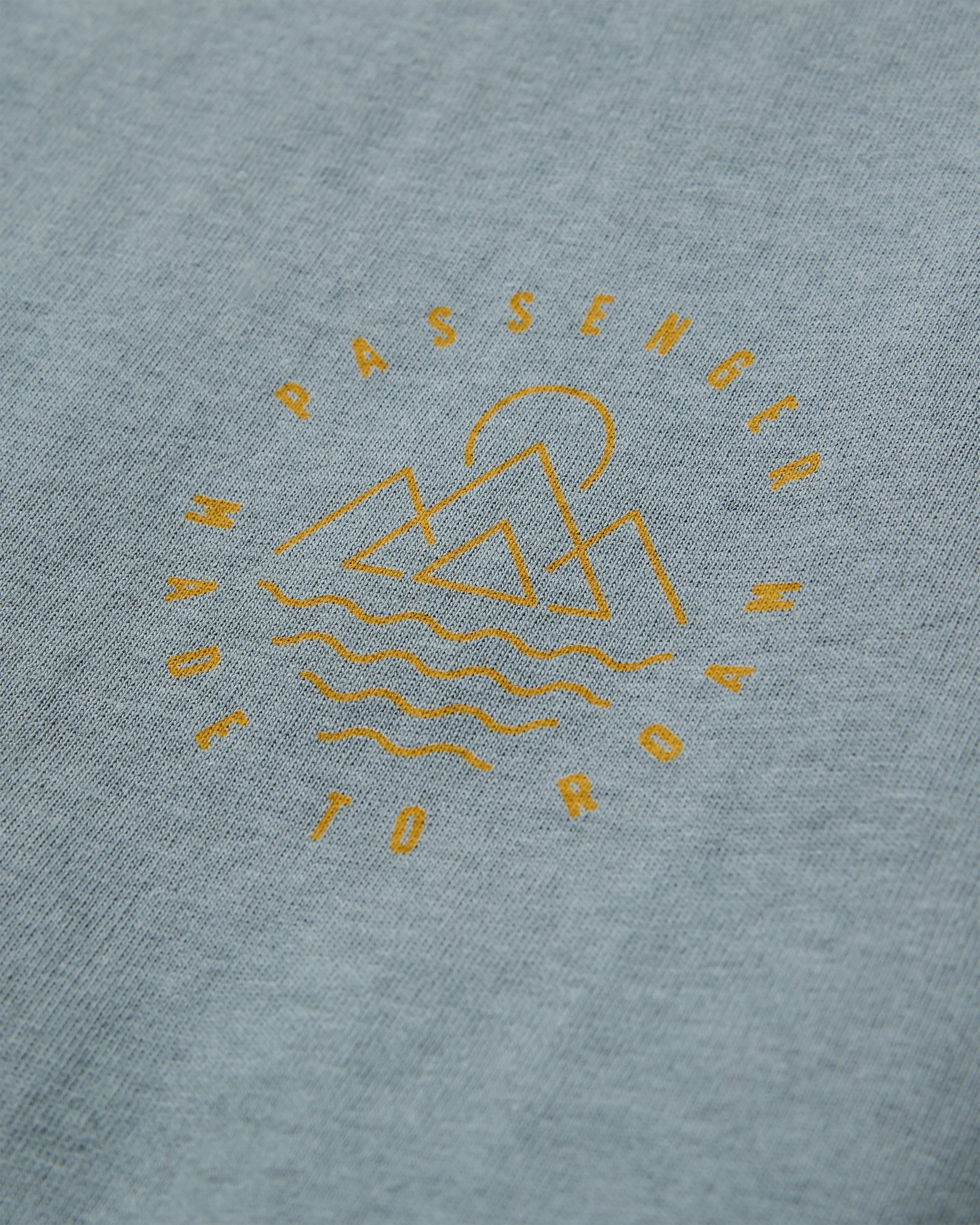 Escapism Recycled Cotton T-Shirt - Storm Grey - Flatlay