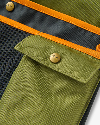 Vandit Seat Organiser - Black/Khaki - Flatlay