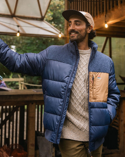 Journey Recycled Insulated Jacket - Rich Navy/Dark Denim - Lifestyle