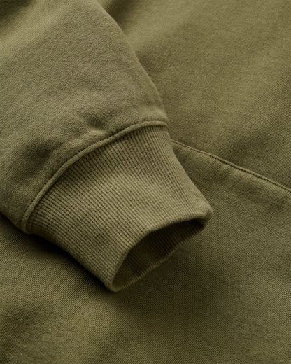 Lost On Purpose Relaxed Fit Hoodie - Khaki - Flatlay