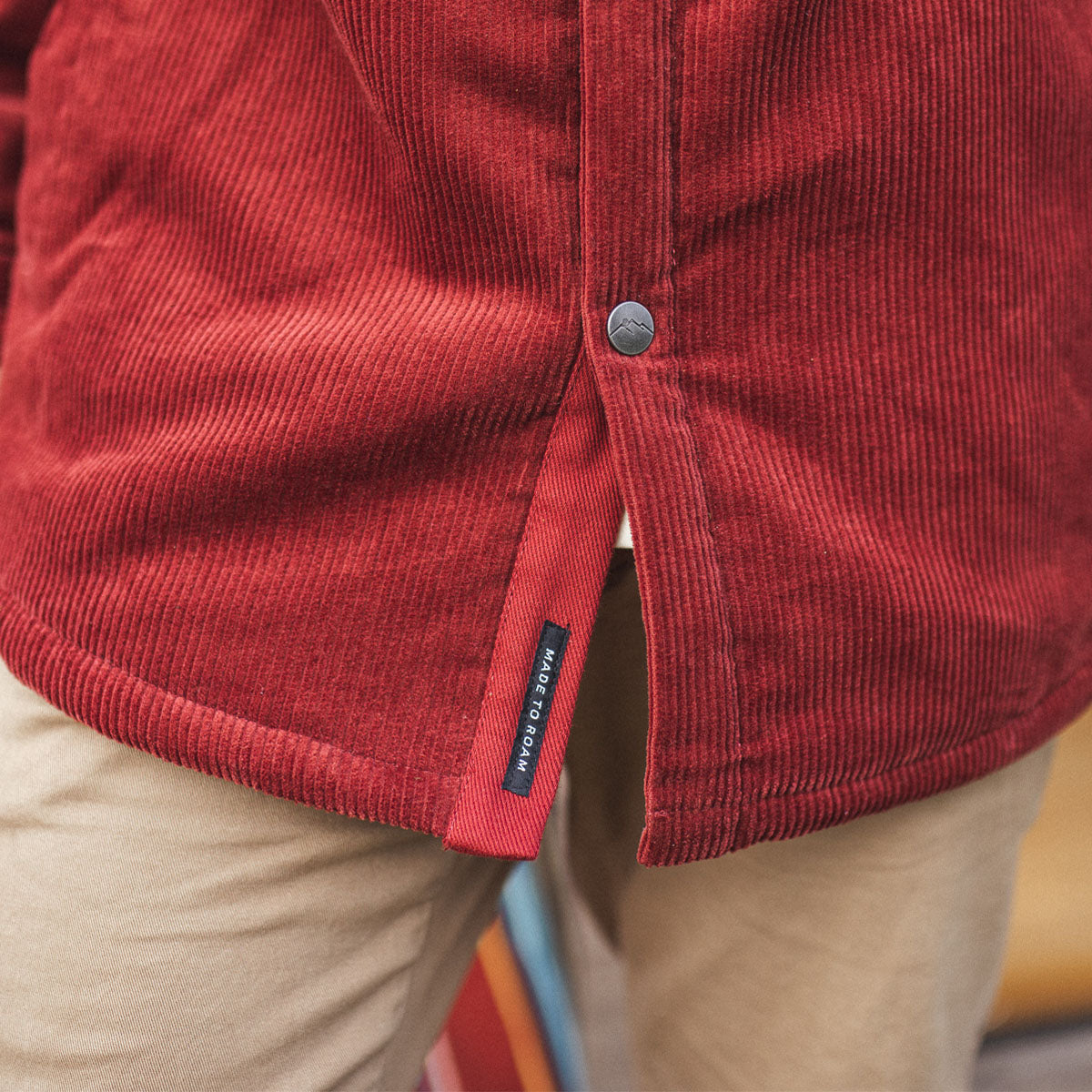 Kodiak Cord Shirt - Russet Brown