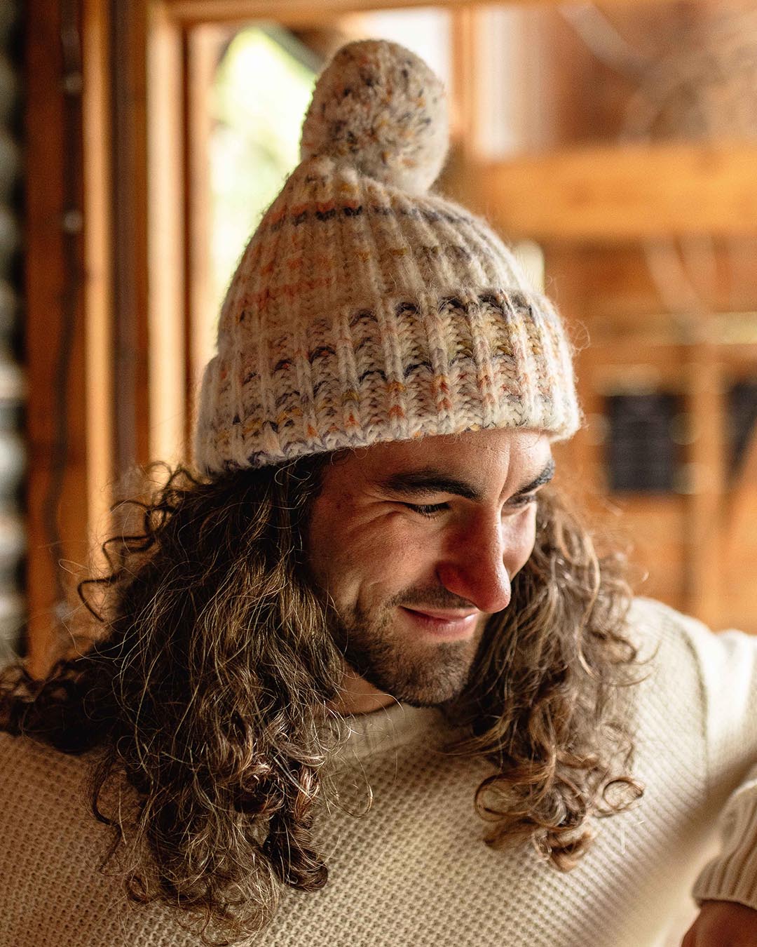 Male_Mellow Bobble Hat - Hazy Multi