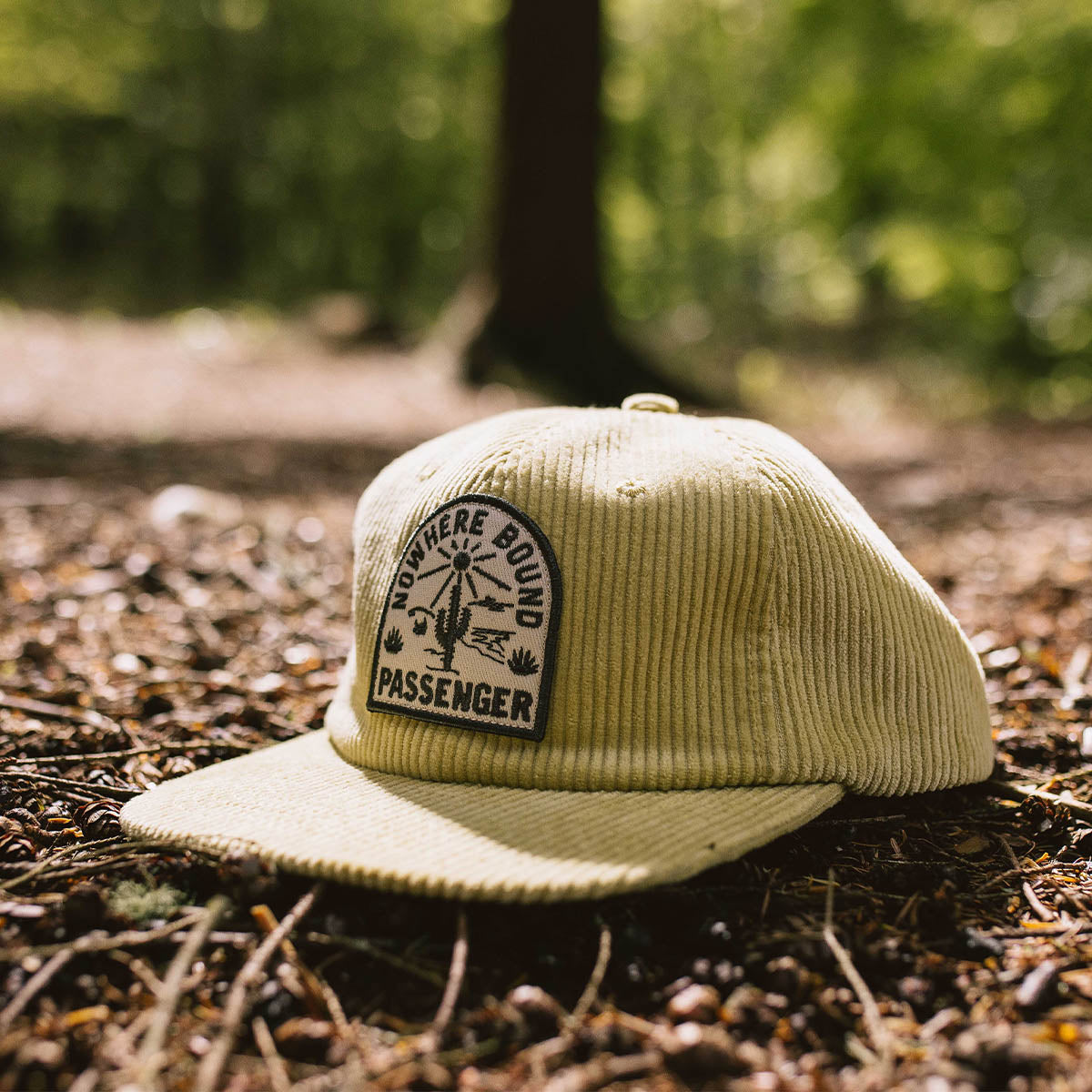 Hazy Recycled Cotton Cord Low Profile Cap - Ochre Yellow
