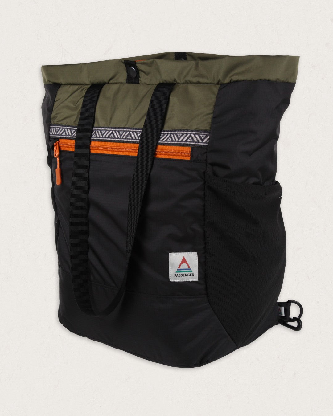 Stow Tote Backpack - True Black/ Khaki