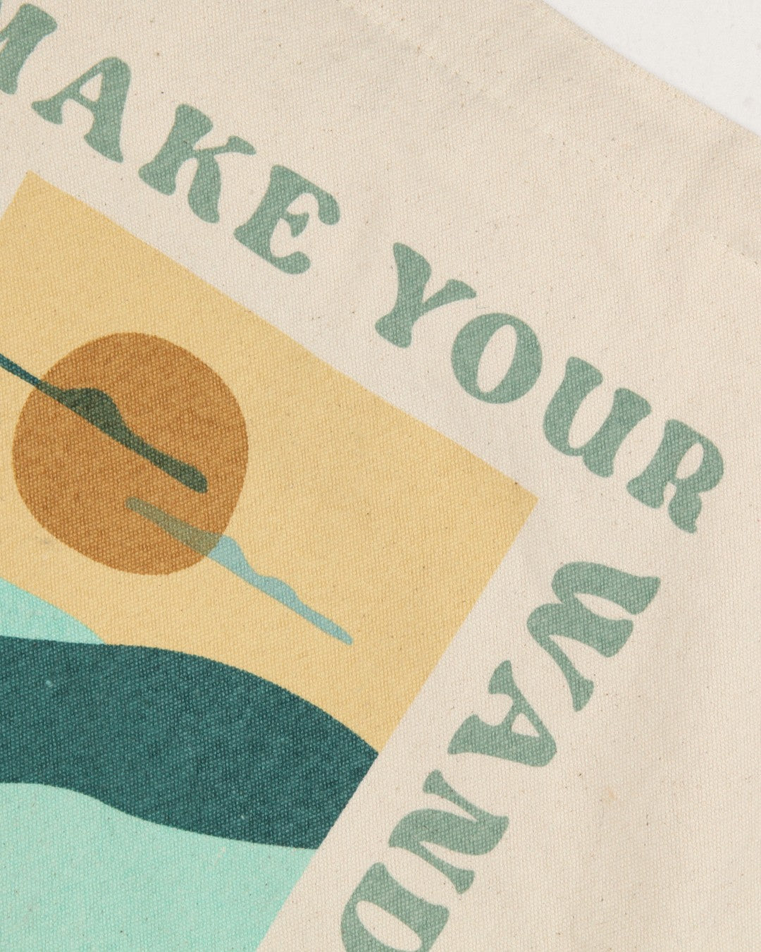 Sunrise Organic Cotton Tote Bag - Off White